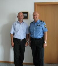 Erster Polizeihauptkommissar Holger Geller stattete der Gemeinde Driedorf einen Besuch ab