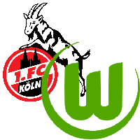 Bundesligaspiel Köln : Wolfsburg