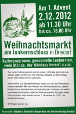 Plakat Weihnachtsmarkt Driedorf
